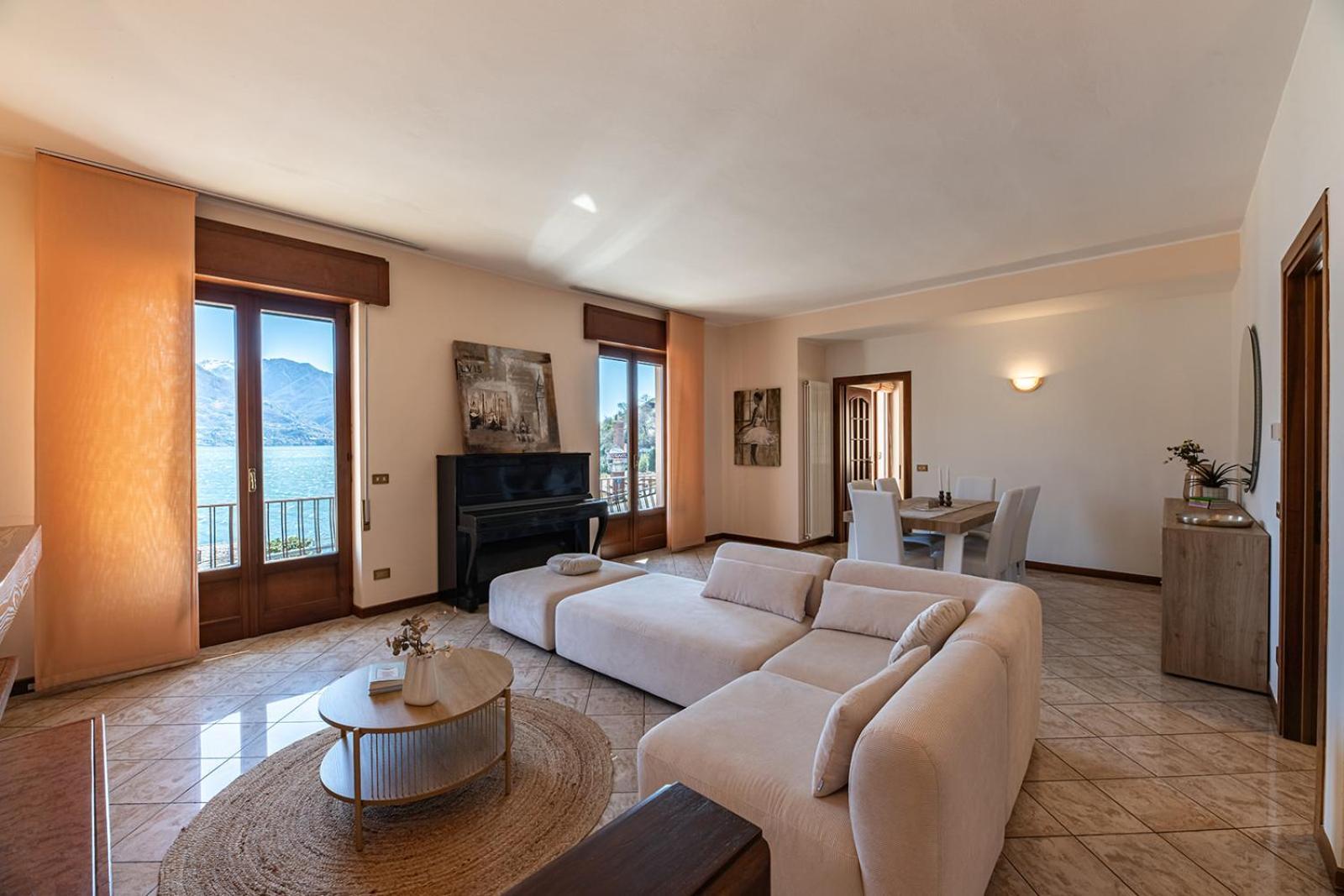 Appartamento Bellavista - Lake Como View - Near The Beach Cremia Kültér fotó