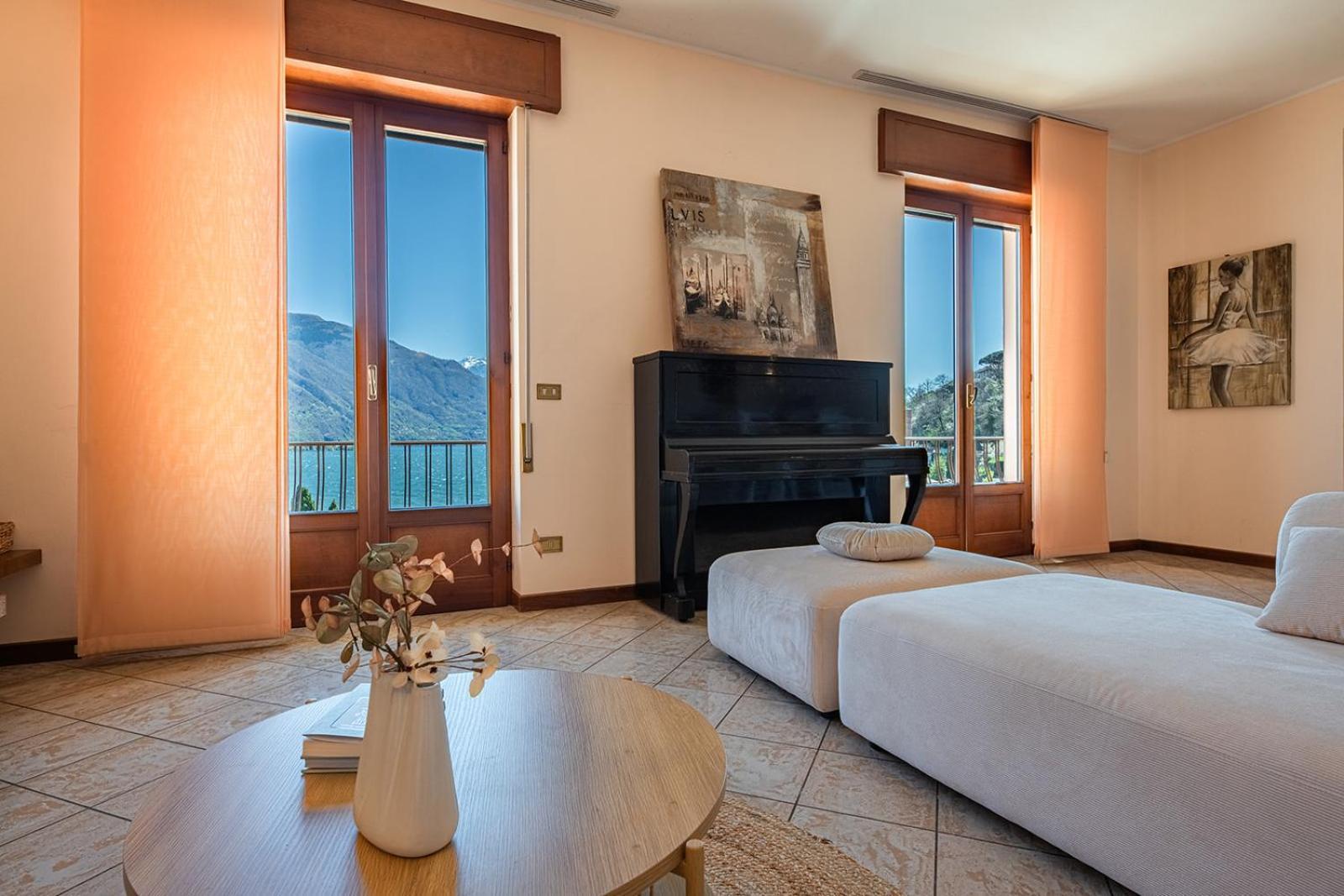Appartamento Bellavista - Lake Como View - Near The Beach Cremia Kültér fotó